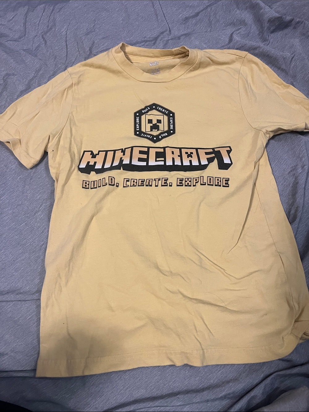 Boys Yellow Graphic T-Shirt